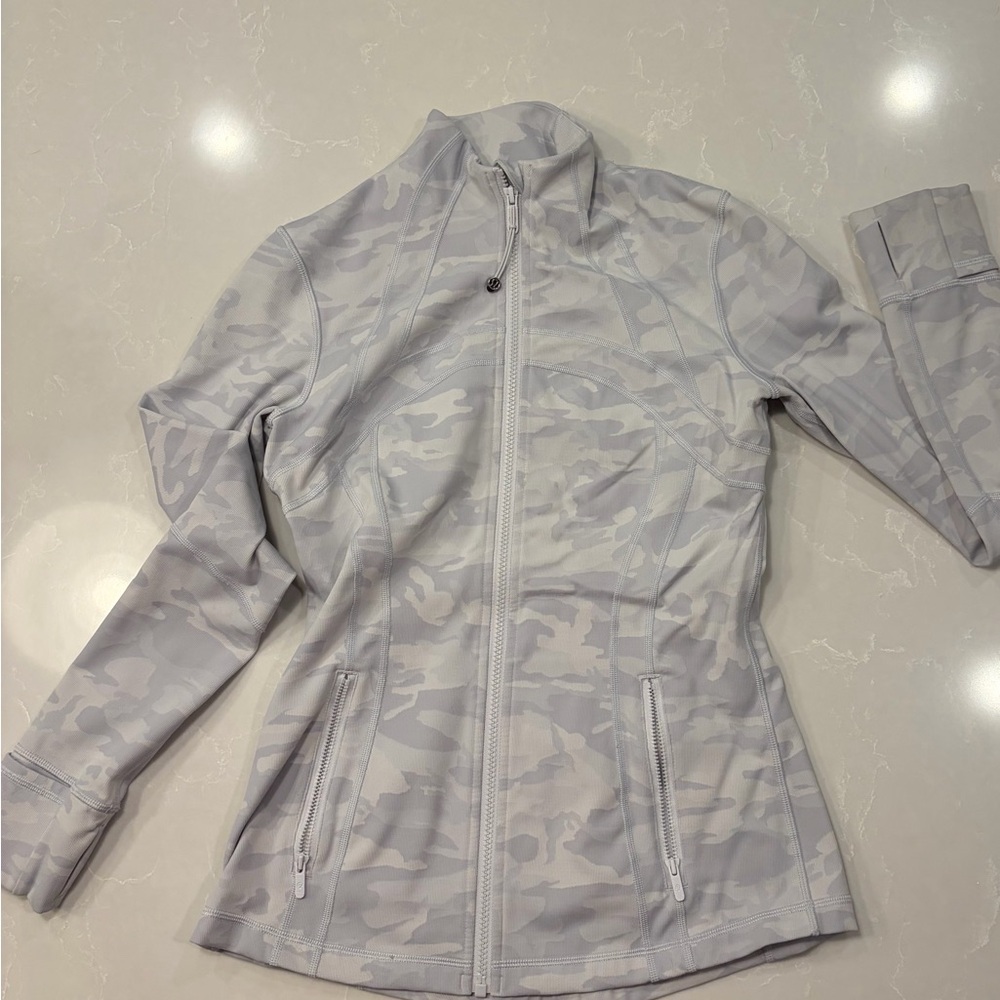 Lululemon Athletica White Camo Ski Jacket